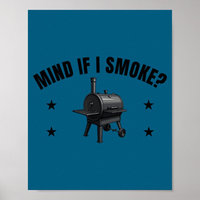 Affiche Fumeuse de viande mignonne, ça vous dérange si je  (Devant)
