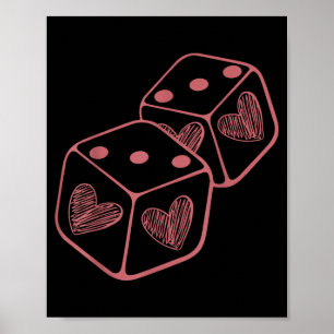 Affiche Fun 6 7 Saint-Valentin Couple Amour Cœur Pl