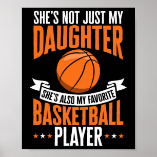 Affiche Fun Basketball Parent She's My Favorite Basketball