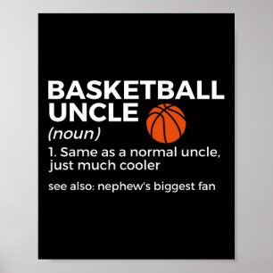 Affiche Fun Basketball Uncle Définition Nephew's Bignon F