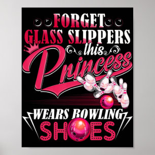 Affiche Fun Bowling Pour Femmes Filles Enfants Maman Femme