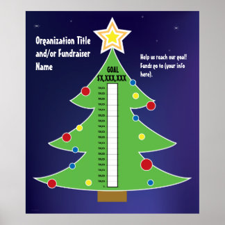 Affiche Fun Christmas Tree Thermometer