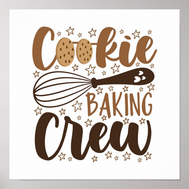 Affiche Fun Cookie Baking Creative (Devant)