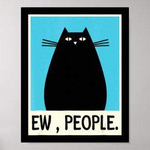 Affiche Fun Ew People chat Japonais Chat Kawaii Anime