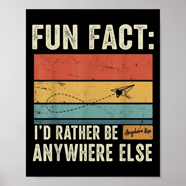 Affiche Fun Fact_ Id Plutôt Être N'Importe Où Autre _ Grap (Devant)