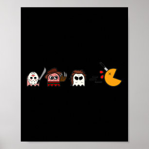 Affiche Fun Ghosts Parodie Halloween Gamer 80's Horror Mov