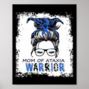 Affiche Fun maman de guerrier ataxia