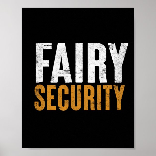 Affiche Fun Parents Laze Easy Costume Fairy Sécurité Hallo (Devant)