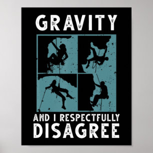 Affiche Fun Rock Escalade Art Pour Hommes Femmes Boulderin