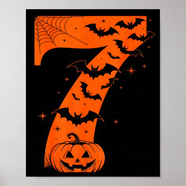Affiche Fun Six Seven 6 7 Meme Design Couples Halloween  (Devant)
