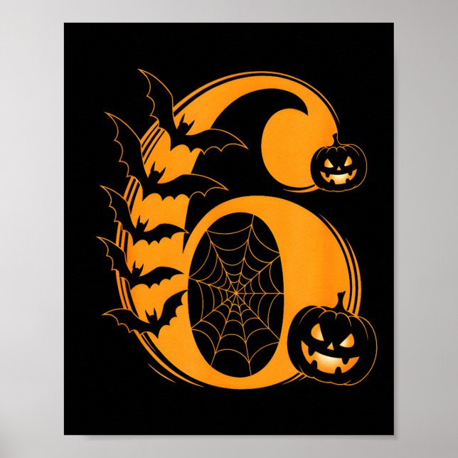 Affiche Fun Six Seven 6 7 Meme Design Couples Halloween  (Devant)