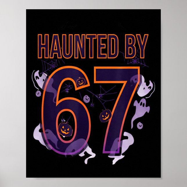 Affiche Fun Six Seven 6 7 Meme Design Couples Halloween  (Devant)