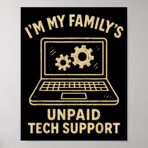 Affiche Fun Tee amateur de technologie Graphique Ordinateu