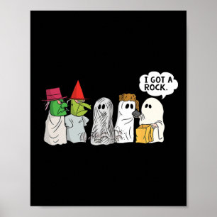 Affiche Fun Trick Ou Traiter Halloween Ghost Costume J'Ai