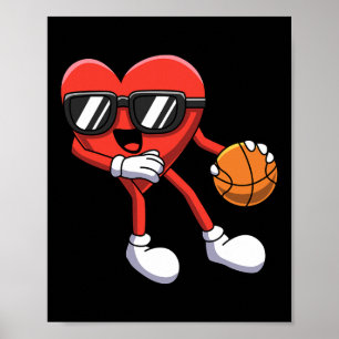 Affiche Fun Valentines Jour Coeur Jouer Bysketbyll Boys K