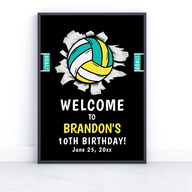Affiche Fun Volleyball Kids Birthday (Créateur téléchargé)