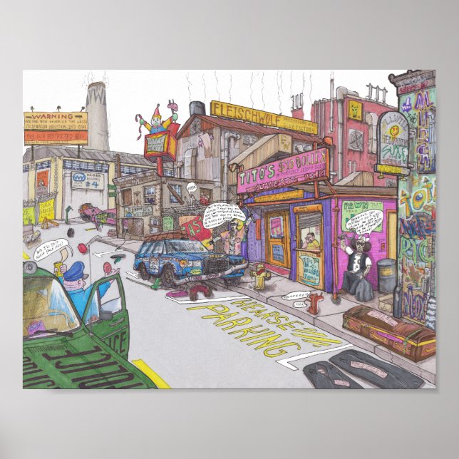 Affiche Funérarium de Tito à 10 dollars (Devant)