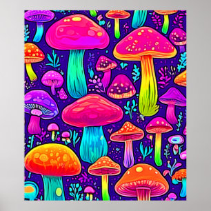 Affiche Fungus arc-en-ciel : rêve de dessin