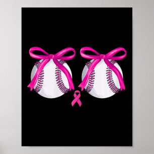 Affiche Funky Bysebyll Coqu de sensibilisation au cancer d