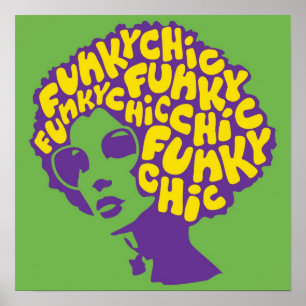 Affiche Funky chic