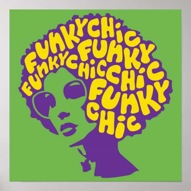 Affiche Funky chic (Devant)