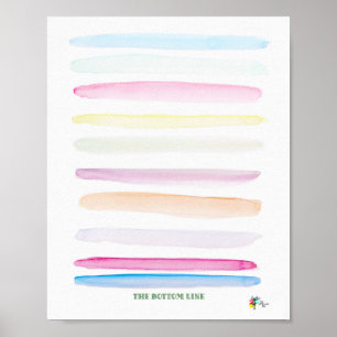 Affiche Funky Finance Office Art The Bas Line Pastels