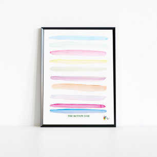 Affiche Funky Finance Office Art The Bas Line Pastels
