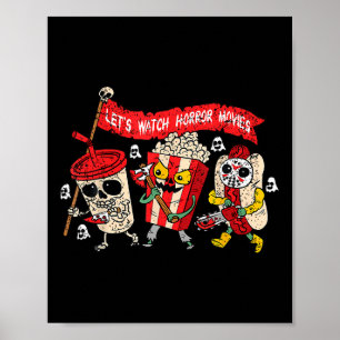 Affiche Funky Ghost Regardons Horror Films Halloween Ske