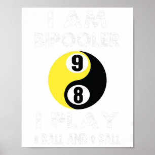 Affiche Funky Pool Billard Billiard Chemise Je Suis Bipool