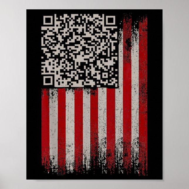 Affiche Funky Qr Trump Dancing Code (Devant)