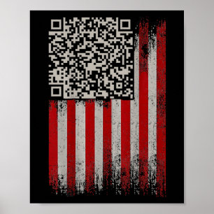 Affiche Funky Qr Trumps Danser Code de danse