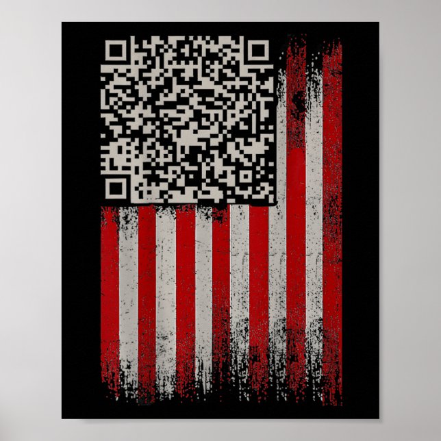 Affiche Funky Qr Trumps Danser Code de danse (Devant)