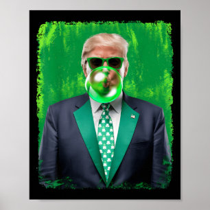 Affiche Funny 47ème Président Jour de la Saint Patrick Irl