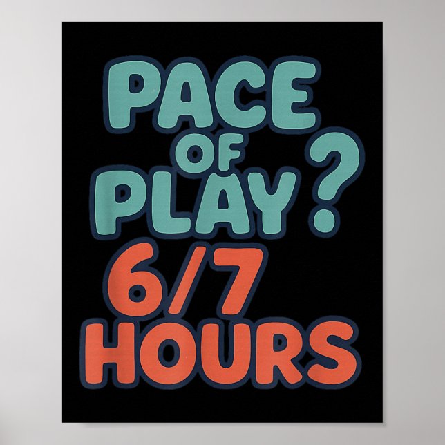 Affiche Funny 67 Golf Sayings 67 Six Seven 6 7 Meme Custom (Devant)