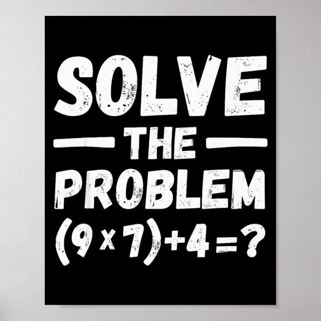 Affiche Funny 67 Meme Pemdas Elementary Math Teacher Humor (Devant)