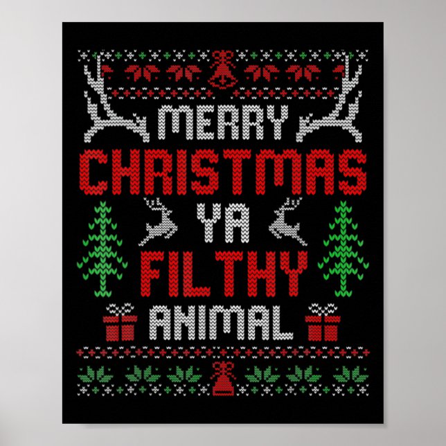 Affiche Funny Alone At Home Movies Merry Christmas You Fil (Devant)