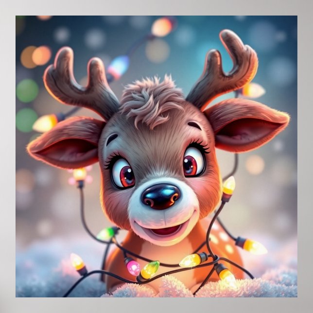 Affiche Funny animal art – perfect gift for animal lovers  (Devant)