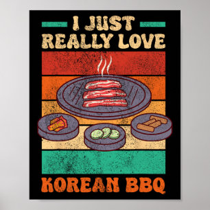 Affiche Funny Asiatique - Coréen Bbq