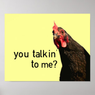 Affiche Funny attitude chicken ?