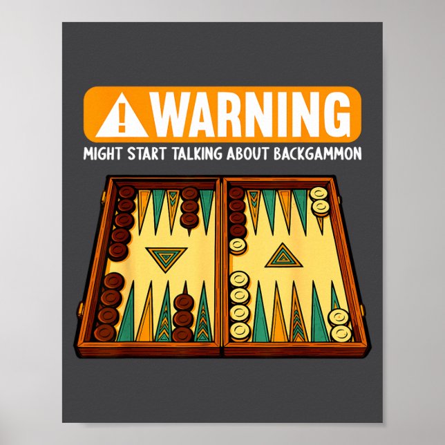 Affiche Funny Backgammon  (Devant)