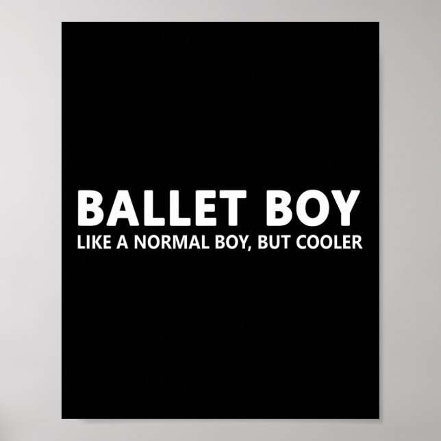 Affiche Funny Ballet Boy Musique Ballet Boy (Devant)