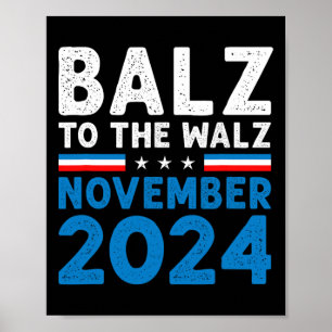 Affiche Funny Balz Au Walz Kamala Harris Tim Walz 2024