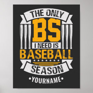 Affiche Funny Baseball Sarcasme