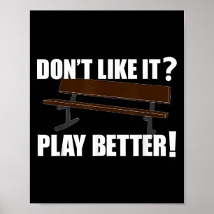 Affiche Funny Basketball Coach Cadeau Motivation dure
