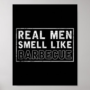 Affiche Funny Bbq Fumé Viande Grill Bbq Chef Cadeau Barbec