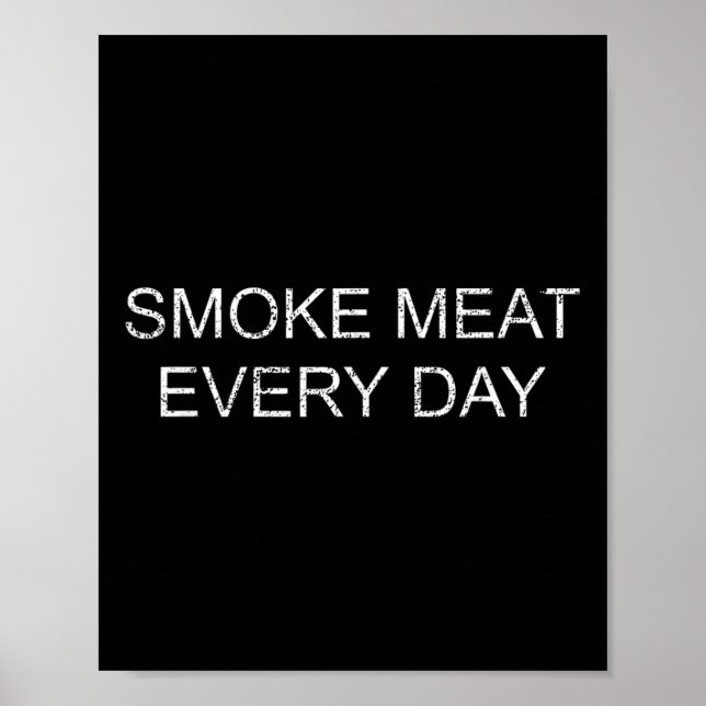 Affiche Funny Bbq Smoker Accessoire Pitmaster Papa Grillin (Devant)