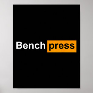 Affiche Funny Bench Press