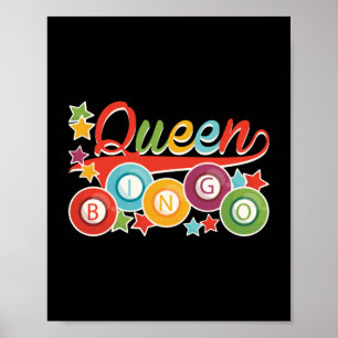 Affiche Funny Bingo Girl Bingo Balls Queen
