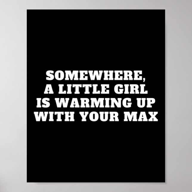 Affiche Funny Bodybuilding Dit Poids Quote (Devant)