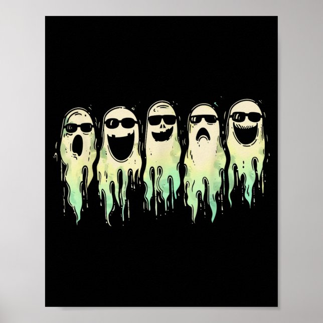Affiche Funny Boo Cute Ghost Halloween Soky Fall Season Vi (Devant)